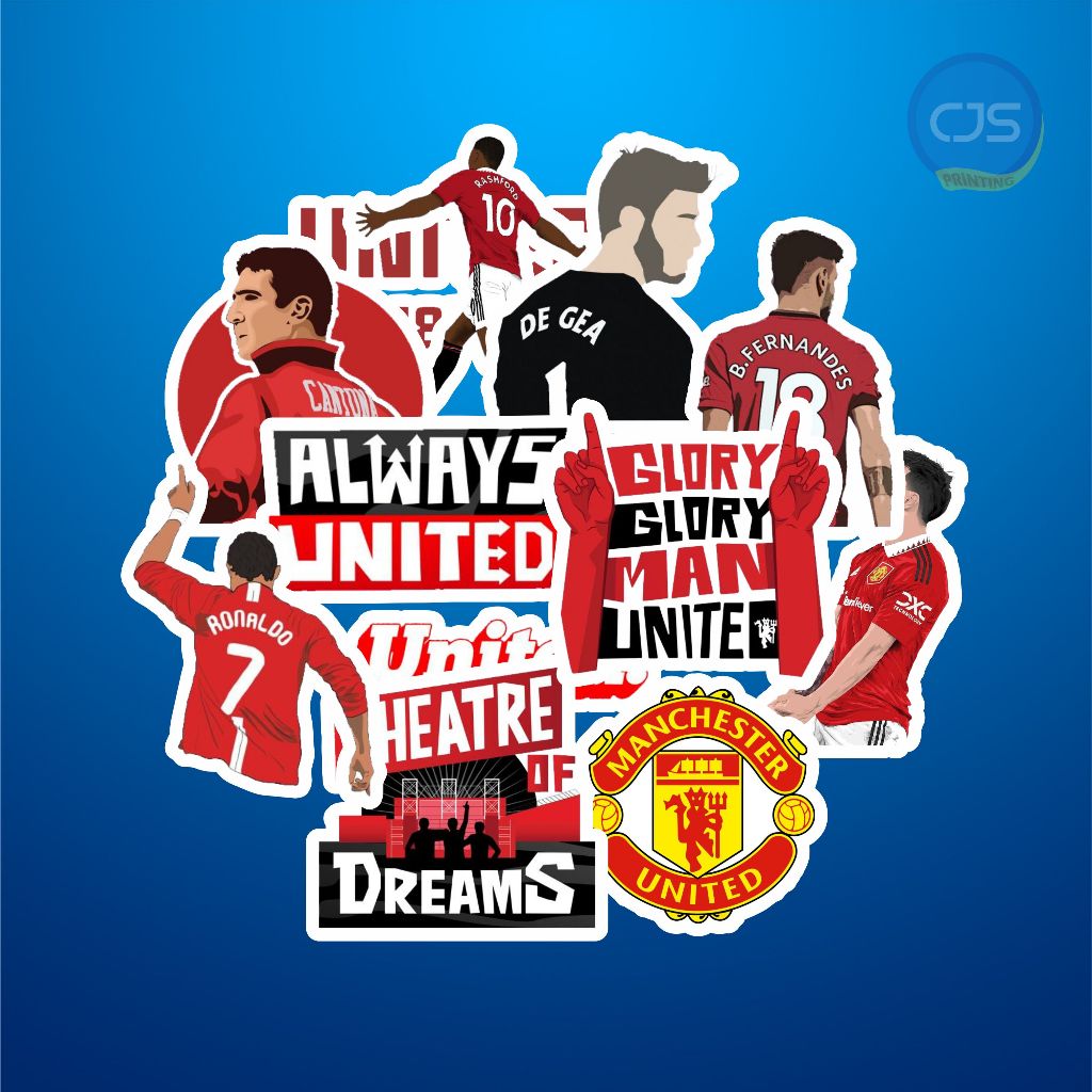 

Sticker Pack Vinyl 13 Pcs Manchester United