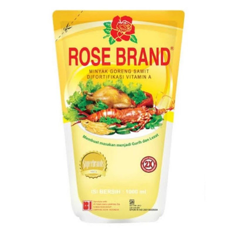 

Minyak goreng Rose Brand 1 L