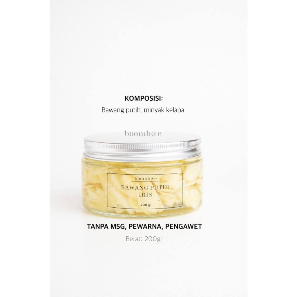 

Bawang Putih Iris dalam Minyak 200g by Boomboe