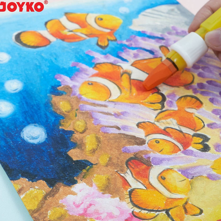 

☍☌✵❂ Crayon Joyko 12 Warna