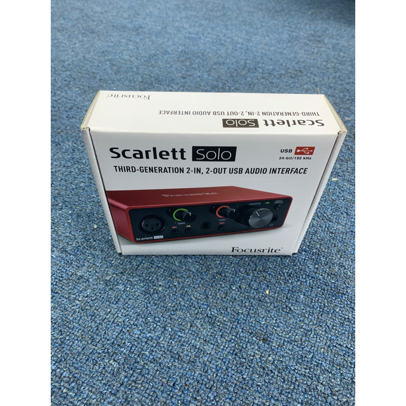 focusrite scarlett solo 3rd gen