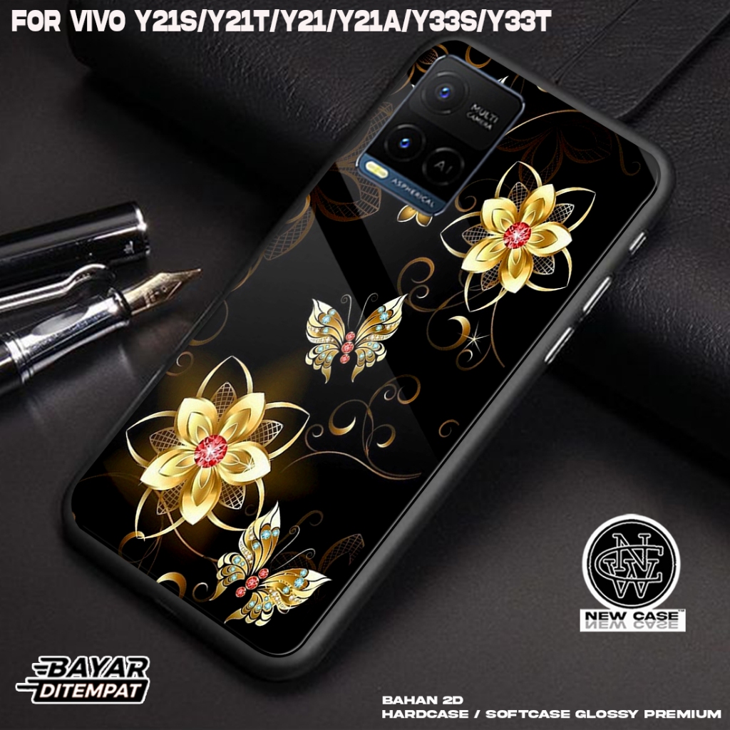 Case VIVO Y21S/Y21/Y21T/Y21A/Y33S/Y33T - Casing Hp Terbaru 2023 Newcase [ KUPUKUPU] Silikon Hp Mewah