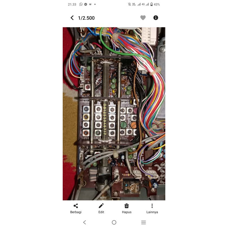 blok pengatur band 3mhz SD 29 Mhz Kenwood ts130 normal 100%