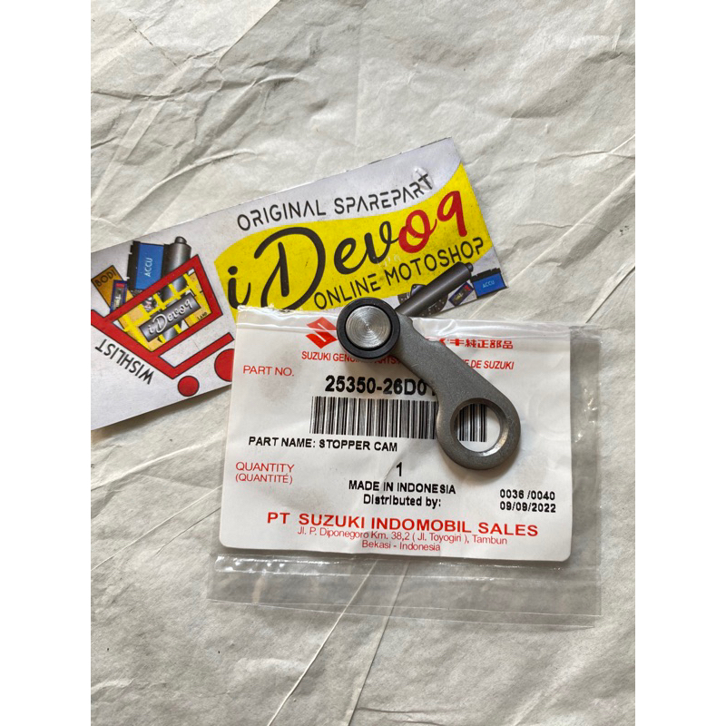 Stopper Cam Operan Gigi Rasio Satria Fu Karbu Fu Fi GSX R S RK Cool Ori SGP