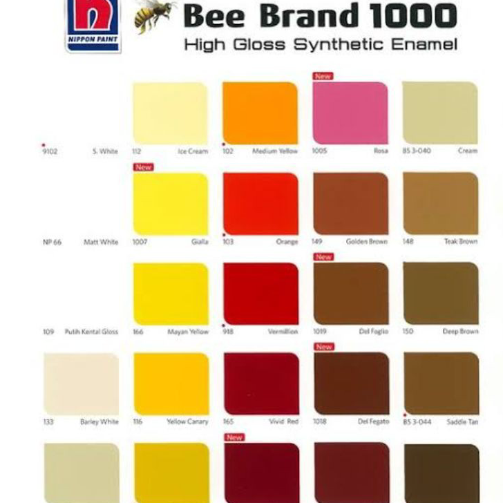 

Produk Keren CAT MINYAK UTK KAYU & BESI NIPPON BEE BRAND 1000 (READY SEMUA WARNA) Best Terlaris