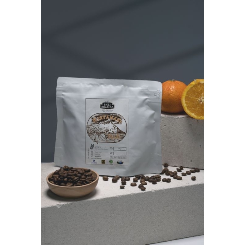 

KOPI ARABIKA BALI KINTAMANI HONEY 200Gr FRESH/Biji- Bubuk