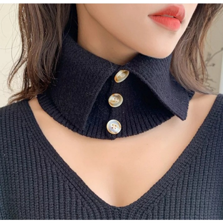 Aksesoris Kerah Palsu Wanita Korean Style