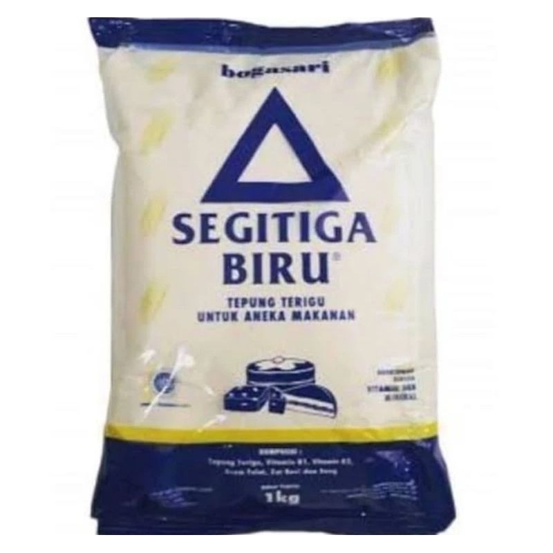 

Tepung Terigu Segitiga Biru Bogasari 1 kg