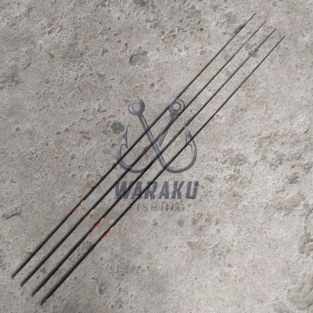 Blank Joran UNO Carbon Solid Action Medium Tanpa Ring