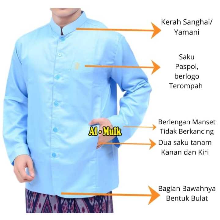 Exclusive Baju Koko Pria Exclusiv Koko Semi Jass Al Mulk Collection