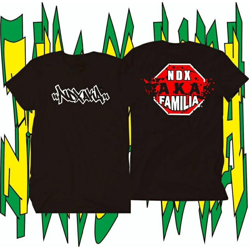 TShirt-NDX AKA FAMILIA DESIGN MERAH/KAOS DISTRO COTTON COMBED