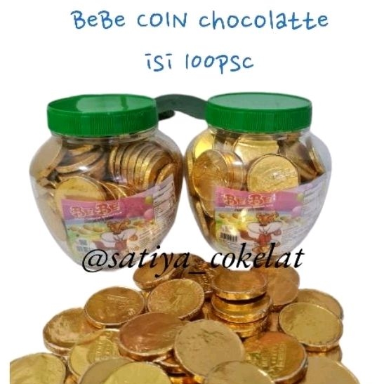 

Cokelat Koin Emas BeBe Chocolatte Coin isi 100