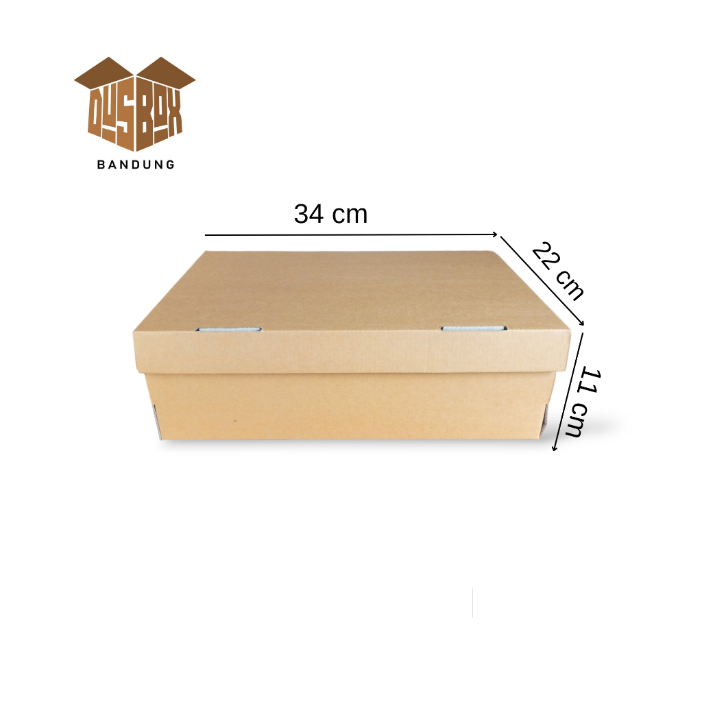

UK 34x22x11 Kardus Sepatu Untuk Boots Murah warna Cokelat