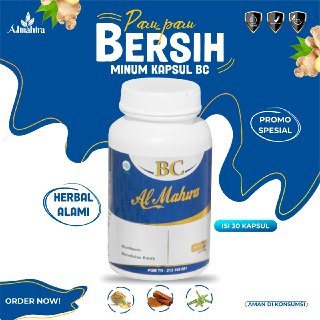 KAPSUL BC ALMAHIRA ORIGINAL / KAPSUL HERBAL BC ALMAHIRA / HERBAL UNTUK BATUK KAPSUL BC ALMAHIRA / BC