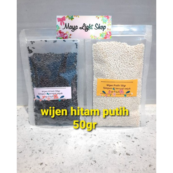 

Produk Keren Biji wijen putih wijen hitam 50gr 100gr sesame seed organic white black sesame halal bahan sushi taburan kimbap gimbap kimchi Bayar Di Tempat
