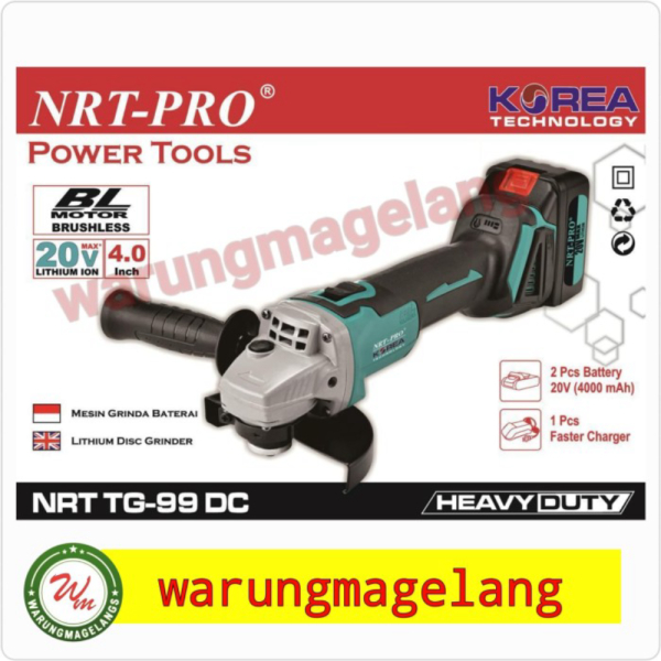 Gerinda baterai NRT PRO TG99DC gerinda cordless NRT TG99DC Limited