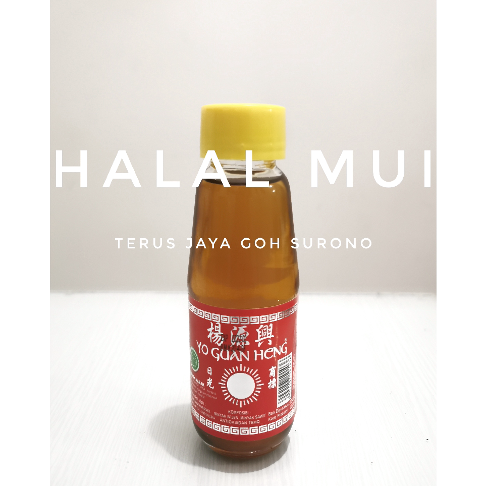 

Baru Minyak Wijen Halal Minyak Wijen Matahari YO GUAN HENG Sesame Oil 100ml