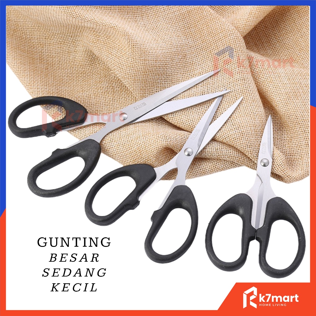 

K7MART GUNTING STAINLESS STEEL / GUTING SERBAGUNA KERTAS KAIN PLASTI / GUNTING DAPUR / GUNTING KERTAS / GUNTING SUPER TAJAM