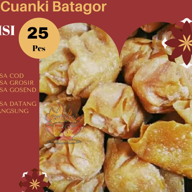 

➞✧✴ Cuanki batagor besar 25 pcs - cuanki batagor besar - toping baso Aci - bakso cuangki - seblak Bestseller