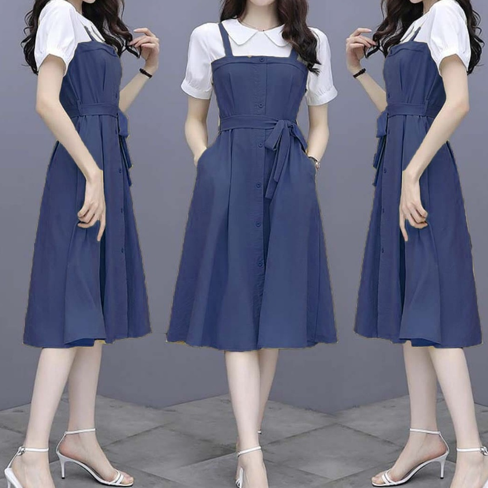 Modern overall wanita Rara Ukuran ,L / overall dress / overall / baju overall wanita / dress overall