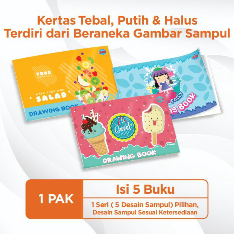

Model Baru Buku Gambar A4 Sinar Dunia ( 1pak/5buku )