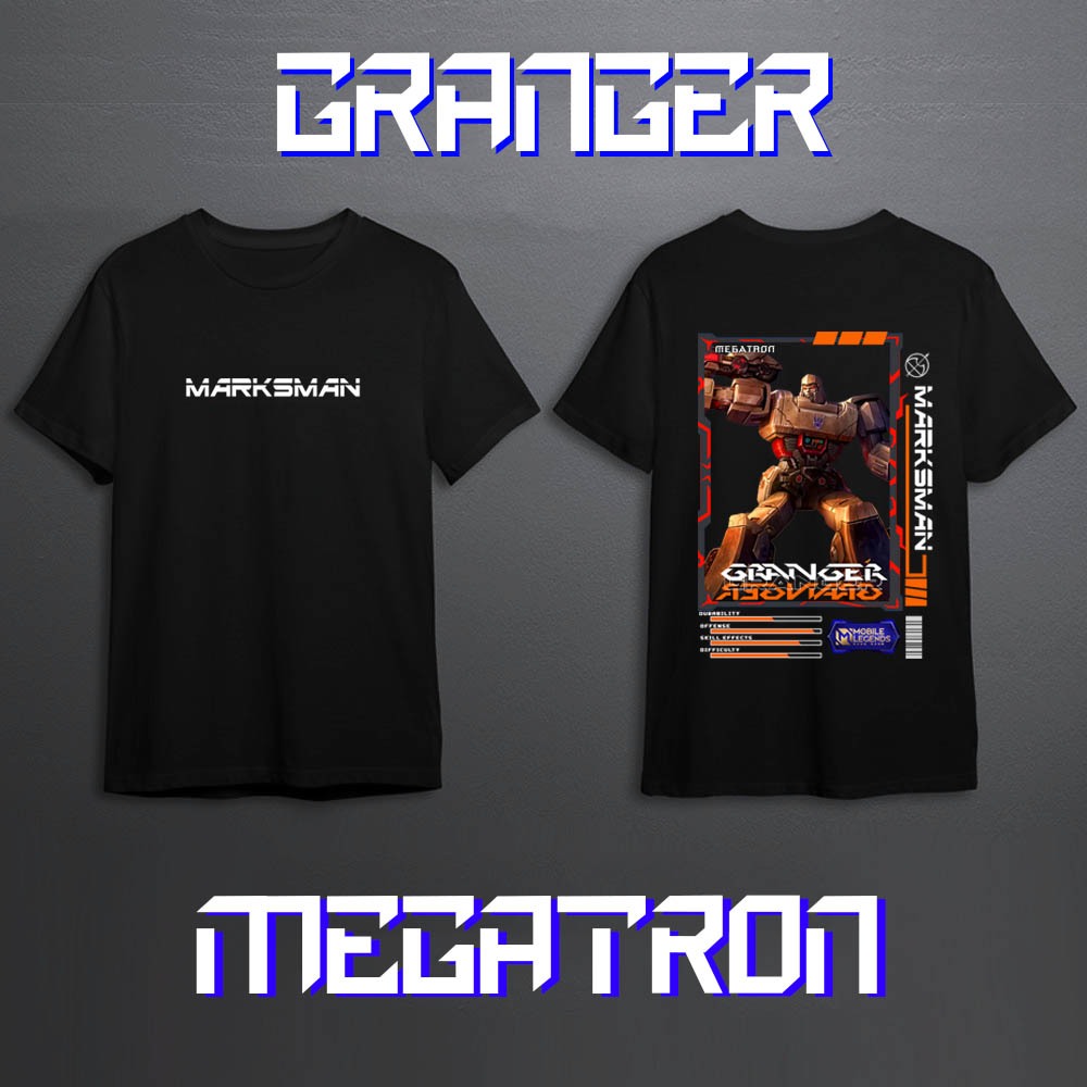 Kaos Pria Mobile Legend Hero Granger Skin Keren//Kaos Mobile Legend//Kaos ML//Kaos Skin Granger