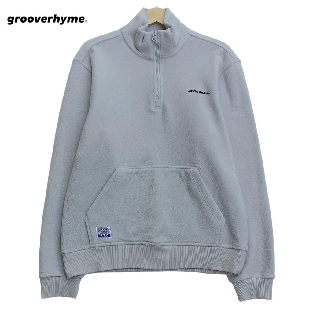 GROOVERHYME Halfzip Fleece luar Crewneck Original (A17)