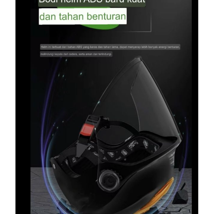 ➵➭✬ Promo Helm sepeda motor listrik cocok untuk scooter/sepeda motor listrik fullface Bestseller