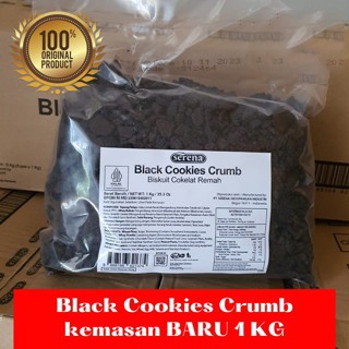 

Black Cookies Crumb 250gr(1/4kg)/ Biskuit Cokelat Remah Serena Ori 100%