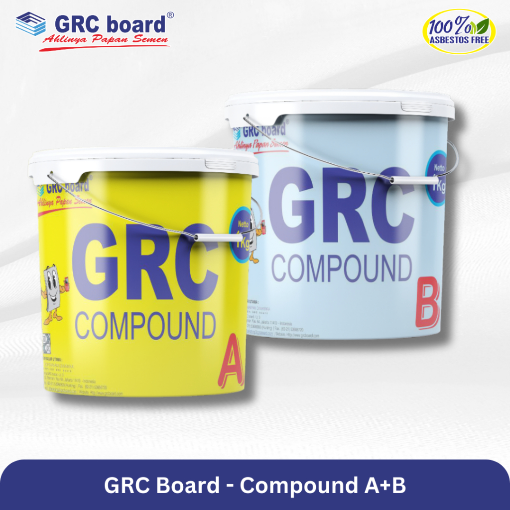 GRC Board Kompon Compound Compond A+B 2Komponen - 2kg / 8kg