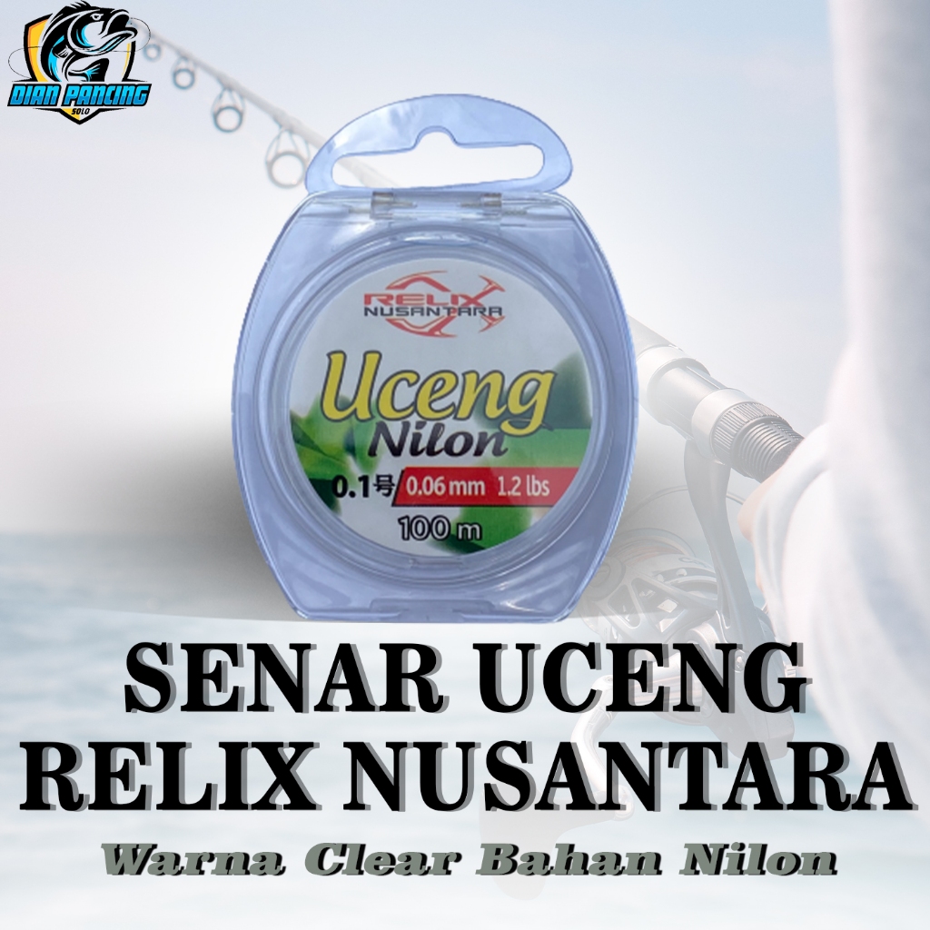 Senar Pancing Micro Fishing UCENG Nylon Relix Nusantara