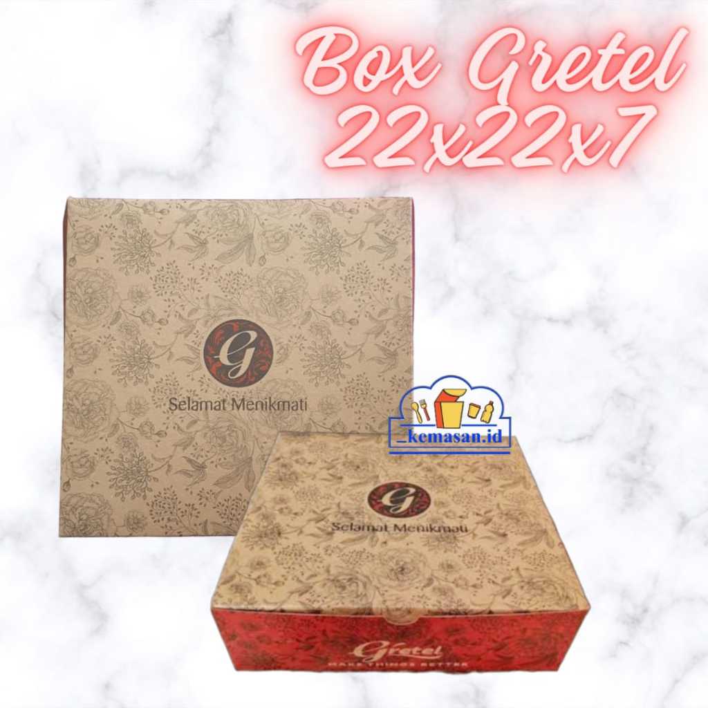 

DUS GRETEL BROWN R10B 22X22X7 10PCS [1PAX 100PCS]