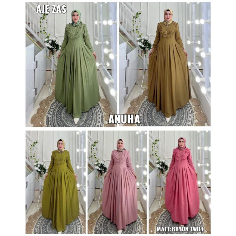 Gamis Anuha Rayon Twill Premium by Ajezas