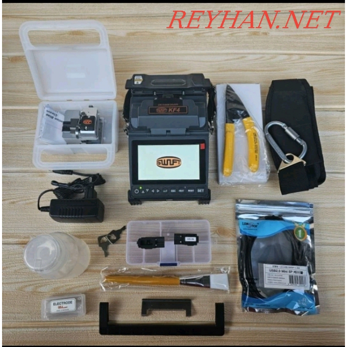 Splicer Ilsintech KF4A Fusion Splicer Fiber Optik Swift Ilsintech KF4A