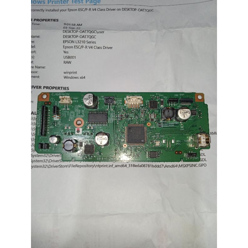 Mainboard Epson L3210 Motherboard Epson L3210