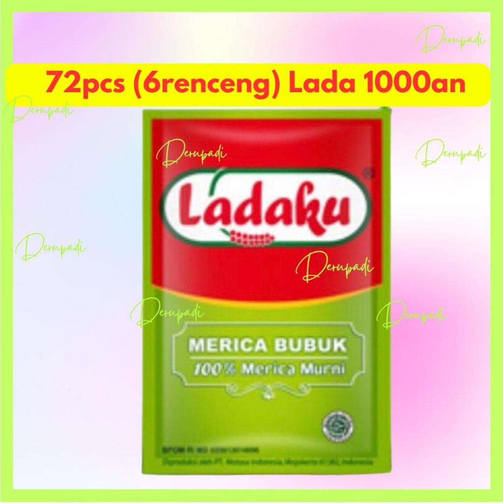

72pcs Ladaku merica bubuk bumbu masakan 3gram merica murni