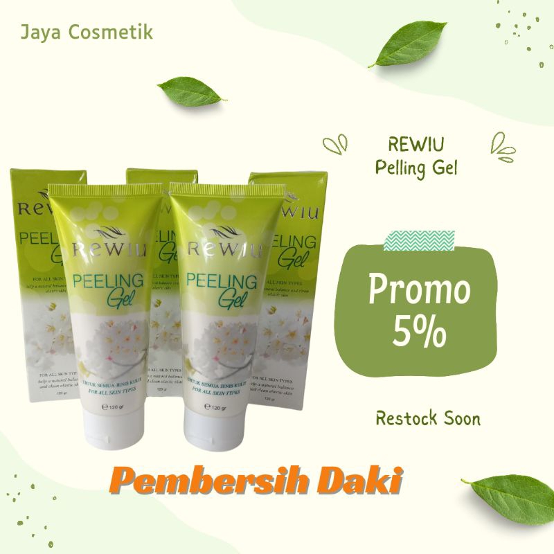 Rewiu Peeling Gel, Pembersih Daki 120gr