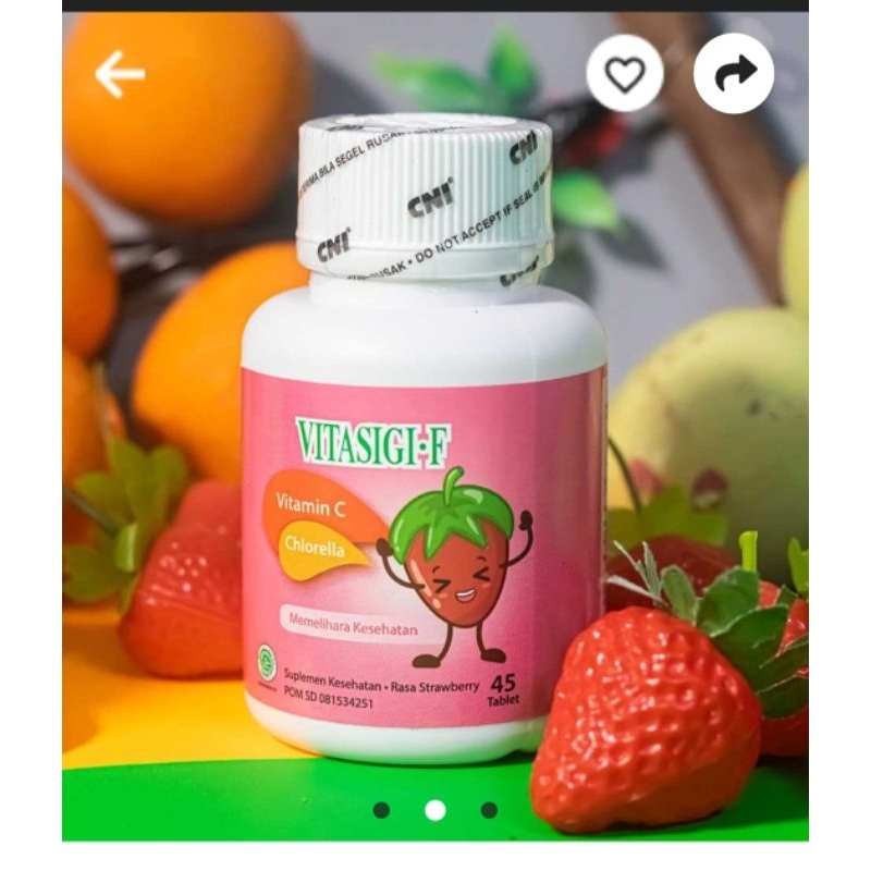 Vitamin CNI Vitasigi F Rasa Strawberry