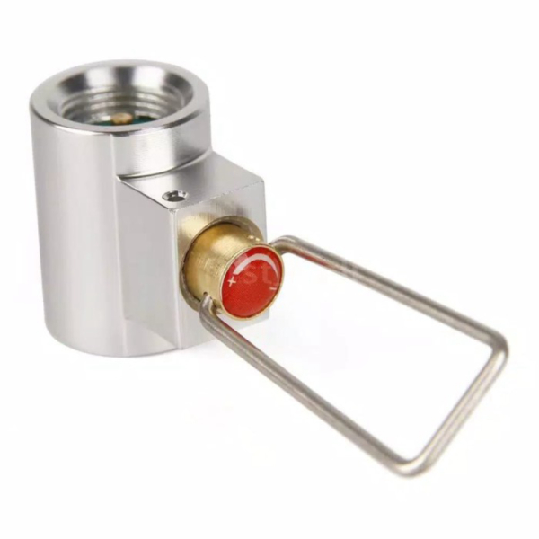 

Flat Gas Tank Adapter Valve Canister Gas Convertor Shifter Camping Berkualitas