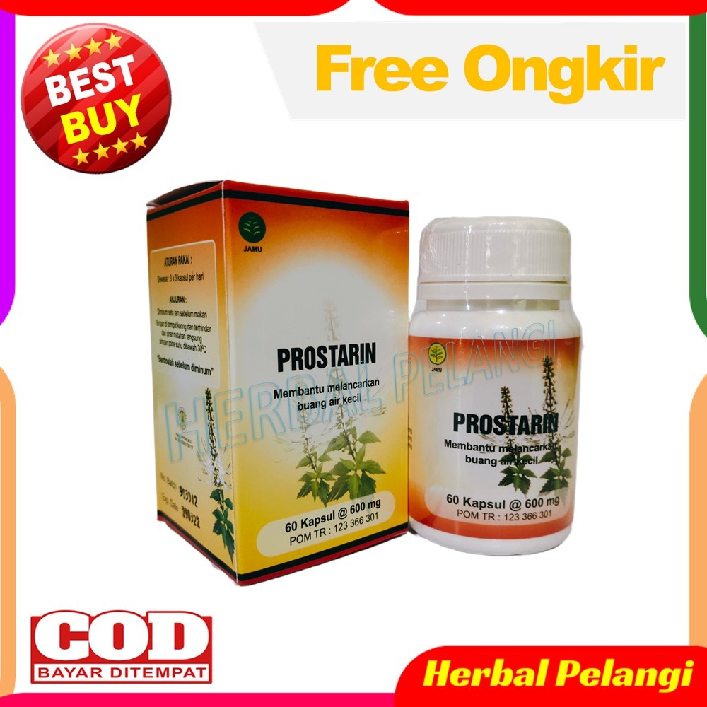 ( COD ) Kapsul Herbal Prostarin Herbal Insani ( Isi 60 Kapsul ) | Herbal Prostat | Kapsul Prostat