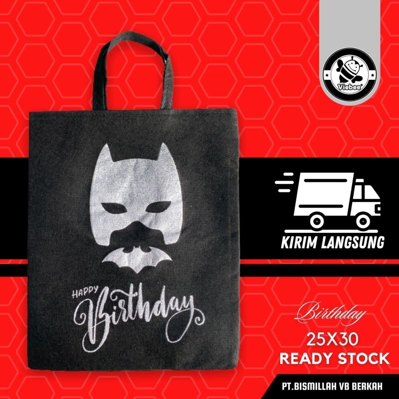 

TAS BINGKISAN SNACK ULANG TAHUN tema cowok laki-laki BATMAN ~ F25.30