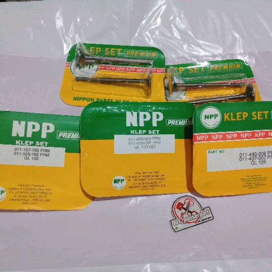 KLEP IN/EX PAYUNG KLEP IN EX HONDA GL 100/GL100 PLATINA NPP#GL 100 CDI NPP#GL 125 GL125 GLK NPP