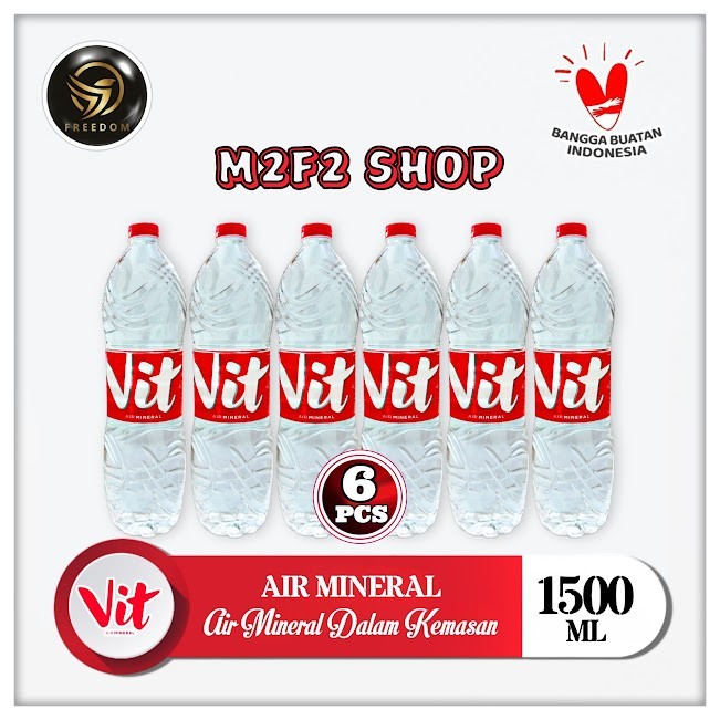 

Air Mineral Vit Botol Besar Plastik Pet - 1500 ml (Kemasan 6 Pcs)