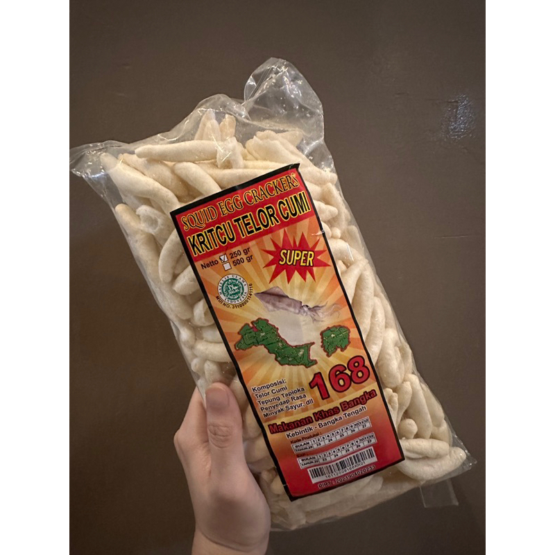 

KERICU BANGKA CAP SUPER 168 250gram //MAKANAN BANGKA//OLEH-OLEH KHAS BANGKA