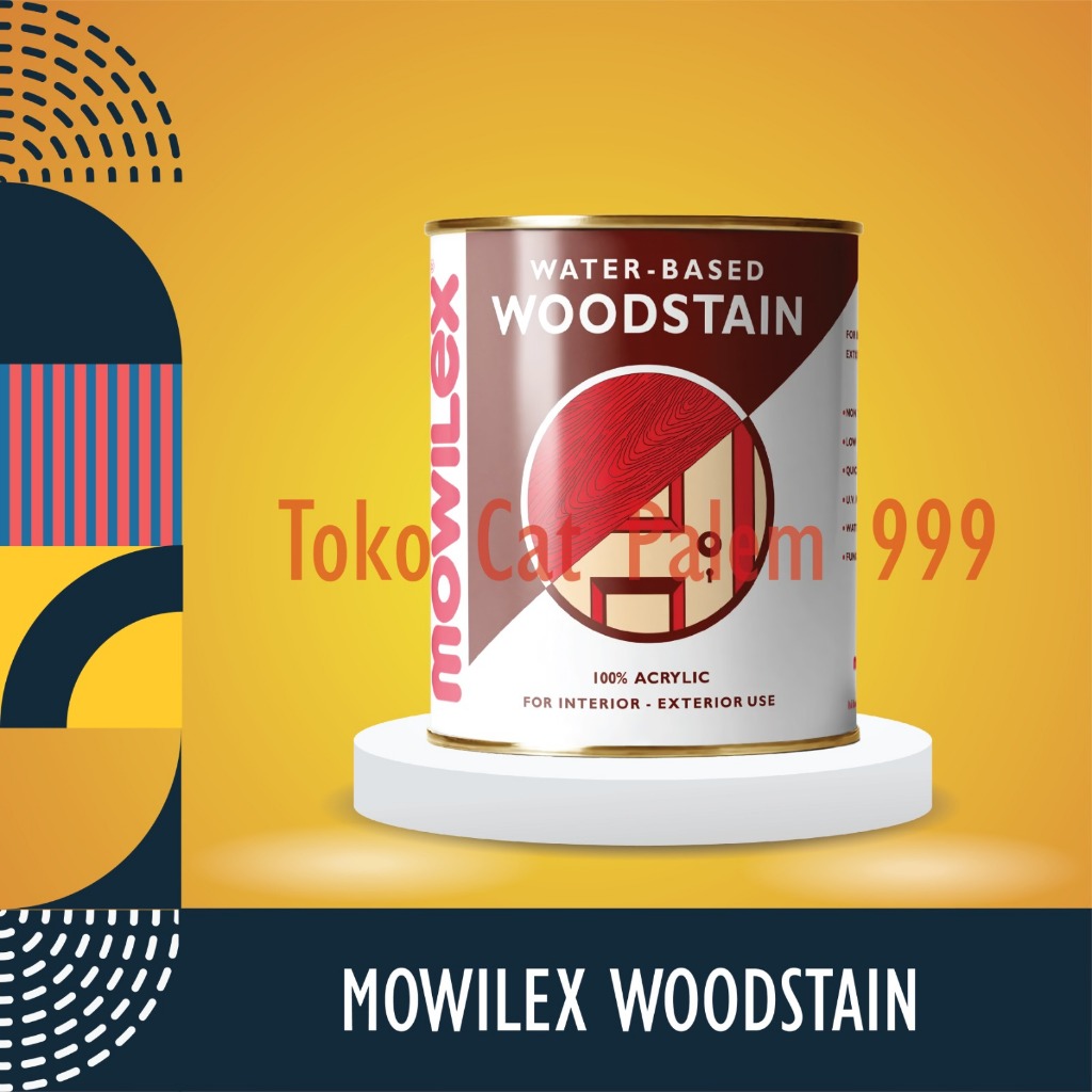 MOWILEX CAT KAYU WOODSTAIN WARNA STANDART 1 LITER