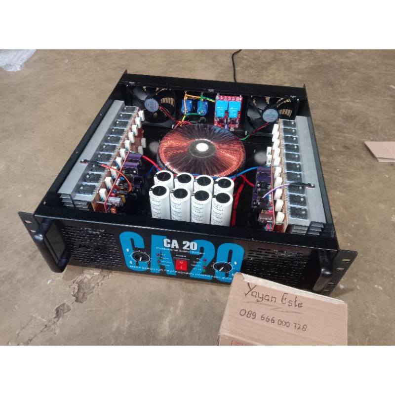 POWER AMPLIFIER RAKITAN  20 Amper ct 65 / 55 FREE PACKING KAYU 20A CA 20 A CA20