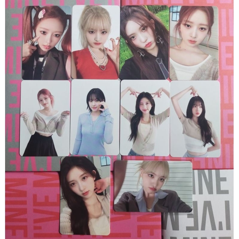 [UBAH KE EKSPEDISI J&amp;T] Photocard Ive i've mine baddie either way otr off the record loved Ive ver pc album wonyoung leeseo yujin gaeul rei Liz pob SSQ Starship square double sided ds