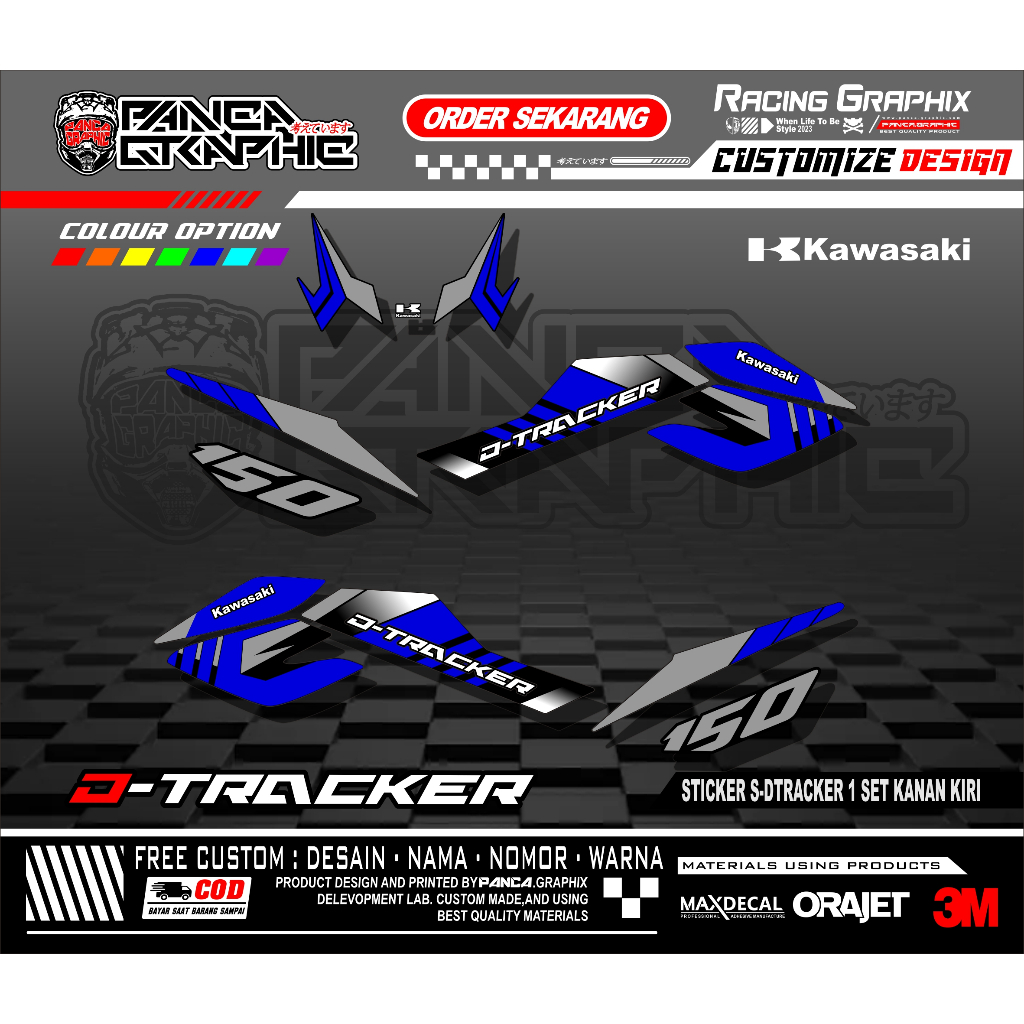 Striping D tracker 150 All New D tracker strip list body