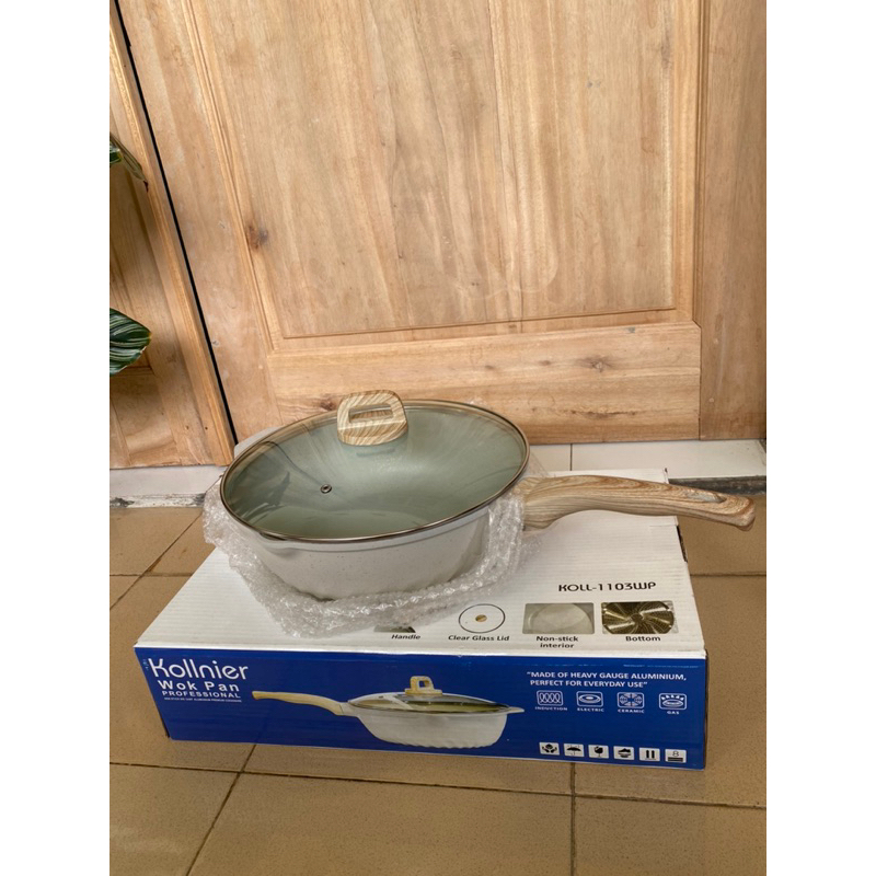 Wokpan Premium / Wajan Anti Lengket / Kollnier Wok Pan Professional / Wajan Alumunium / Kollnier - 1
