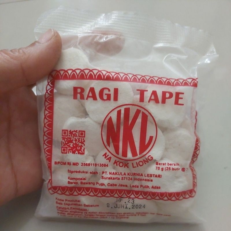 

Murah ✅️ Ragi tape NKL kemasan 70 gr